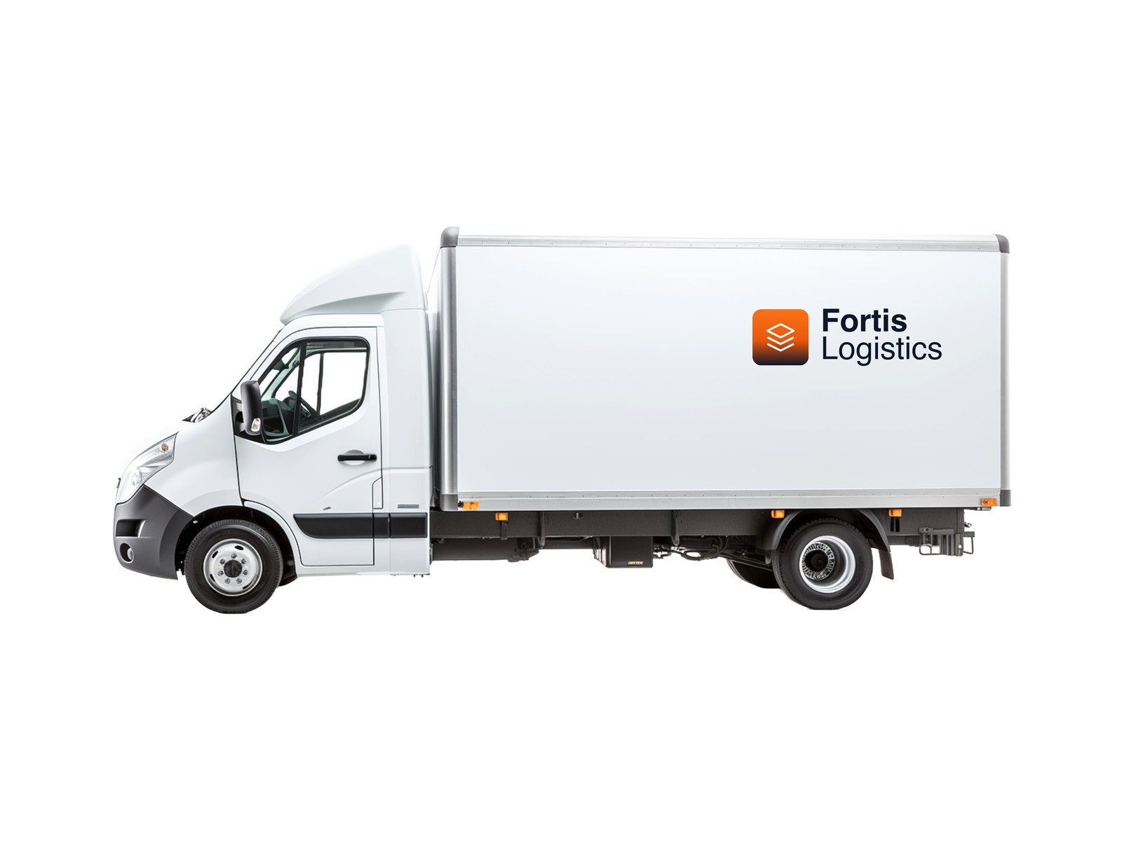 Luton van — real UK fleet photo